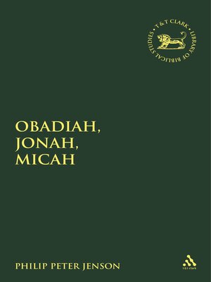 cover image of Obadiah, Jonah, Micah